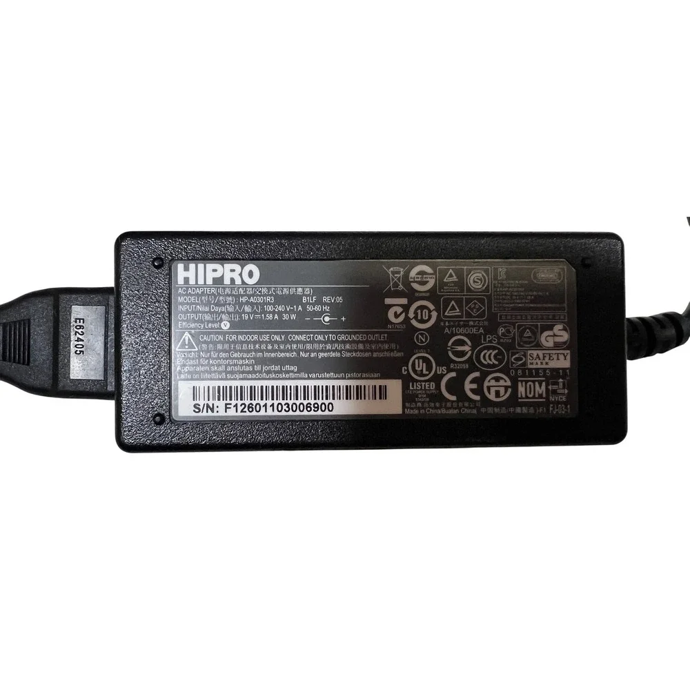 HIPRO 19V - 1.58 AC Adapter 30W HP-A0301R3 for Acer, HP‎ MINI Genuine